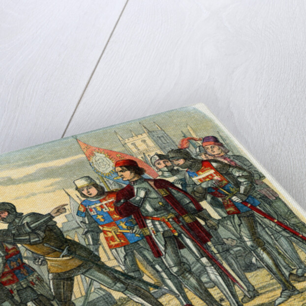 Print of the Murder of King Edward IV by Anonymous
