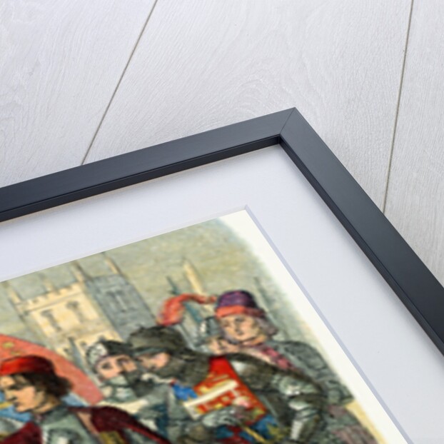Print of the Murder of King Edward IV by Anonymous