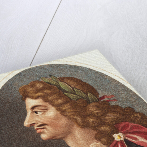 Illustrative Profile of Charles II as King of England by Anonymous