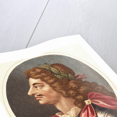 Illustrative Profile of Charles II as King of England by Anonymous