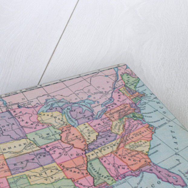 Map of the United States of America by Anonymous