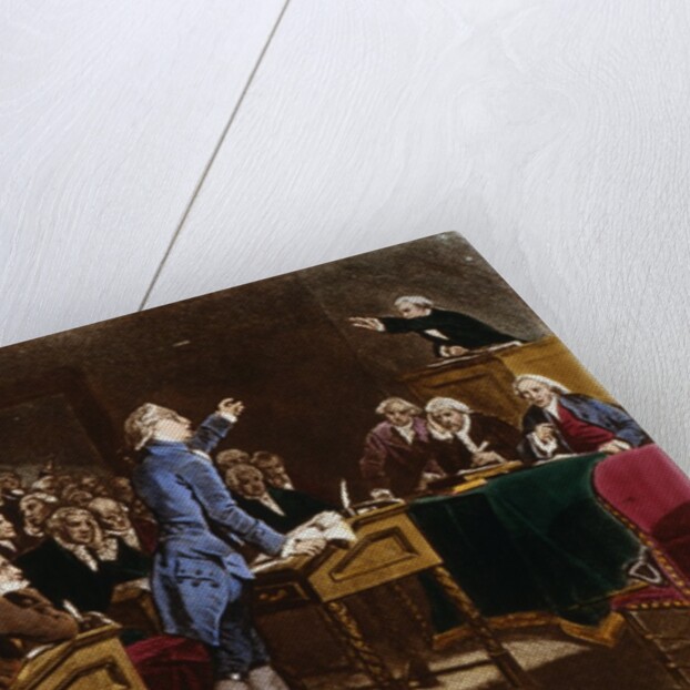 Patrick Henry Addressing the Virginia Assembly by Anonymous