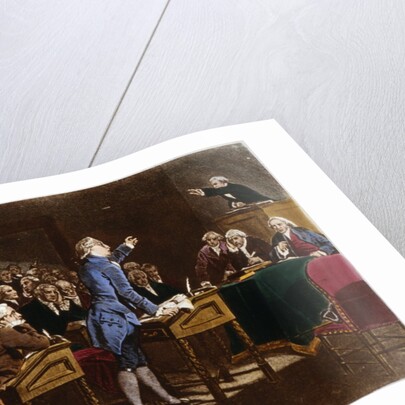 Patrick Henry Addressing the Virginia Assembly by Anonymous