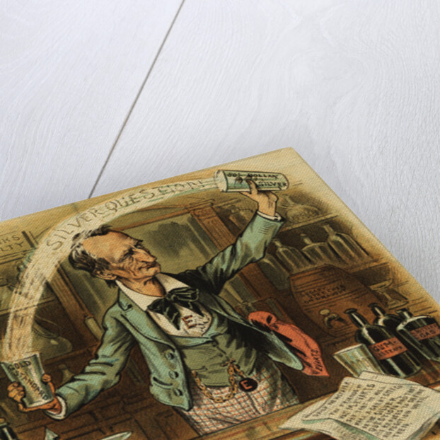 William Maxwell Everts in Political Bartending Cartoon by Anonymous