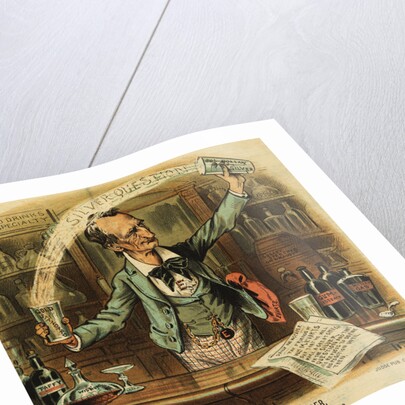 William Maxwell Everts in Political Bartending Cartoon by Anonymous