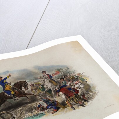 George Washington and His Men During Monmouth Battle by Anonymous