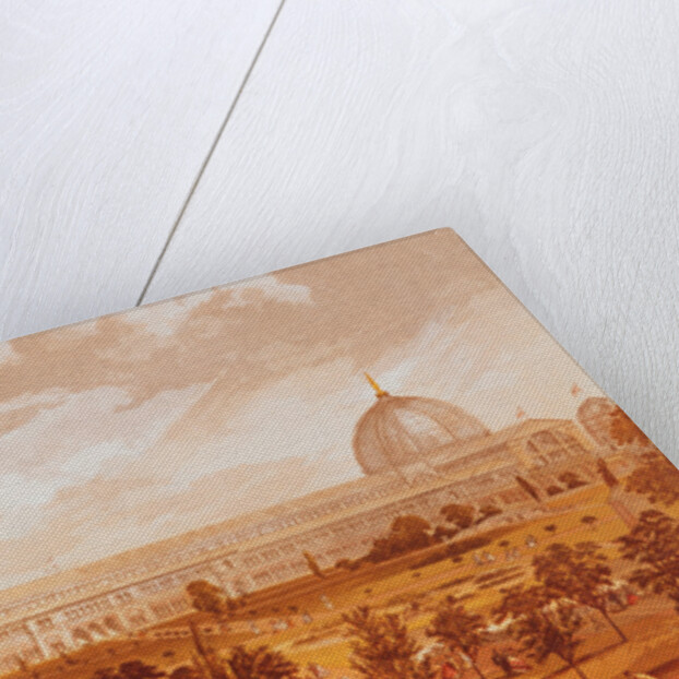 Garden Grounds and Crystal Palace During Exhibition by Anonymous