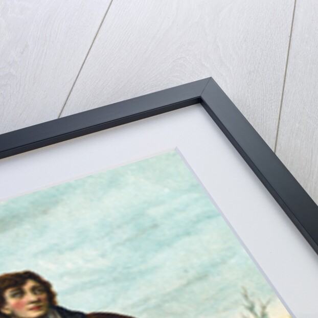 Man Climbing Gallows Scaffold by Anonymous