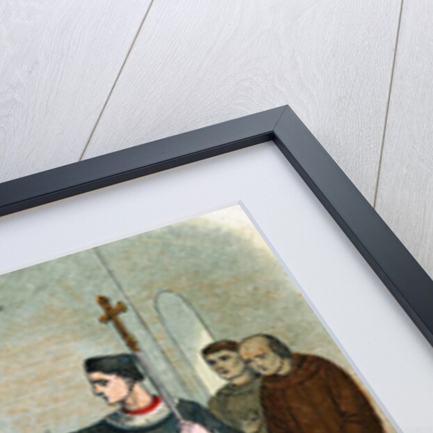 Drawing of Thomas A. Becket Admonishing Earl of Leicester by Anonymous