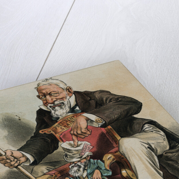 Political Cartoon Depicting Politician James Blaine by Anonymous