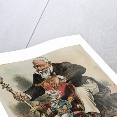 Political Cartoon Depicting Politician James Blaine by Anonymous