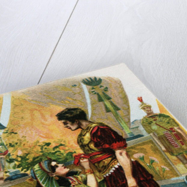 Antony and Cleopatra in Tender Moment by Anonymous