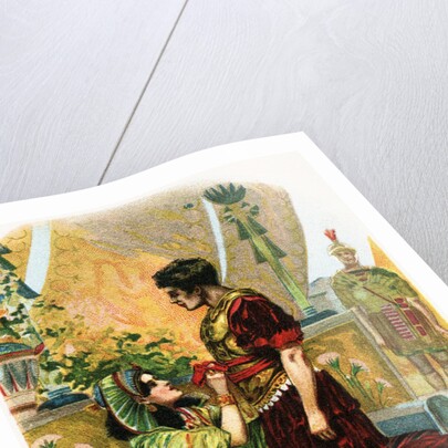 Antony and Cleopatra in Tender Moment by Anonymous