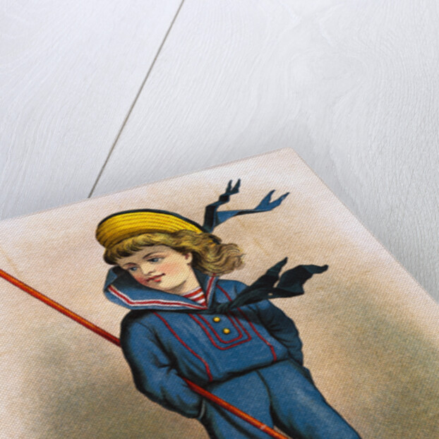Boy in Sailor Suit with Butterfly Net by Anonymous