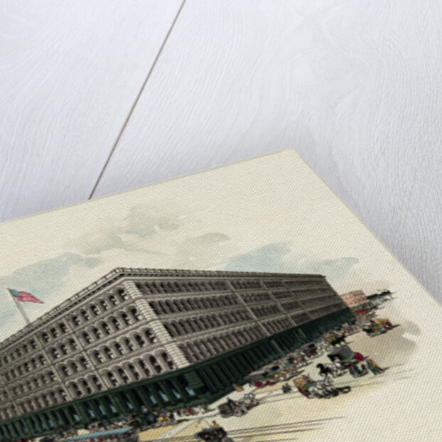 Exterior of A T Stewart Department Store by Anonymous
