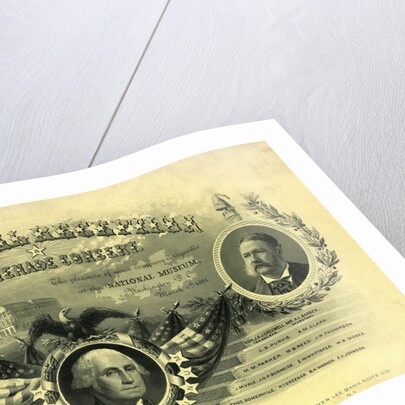 Illustrated Invitation to Inaugural Reception for President Garfield by Anonymous