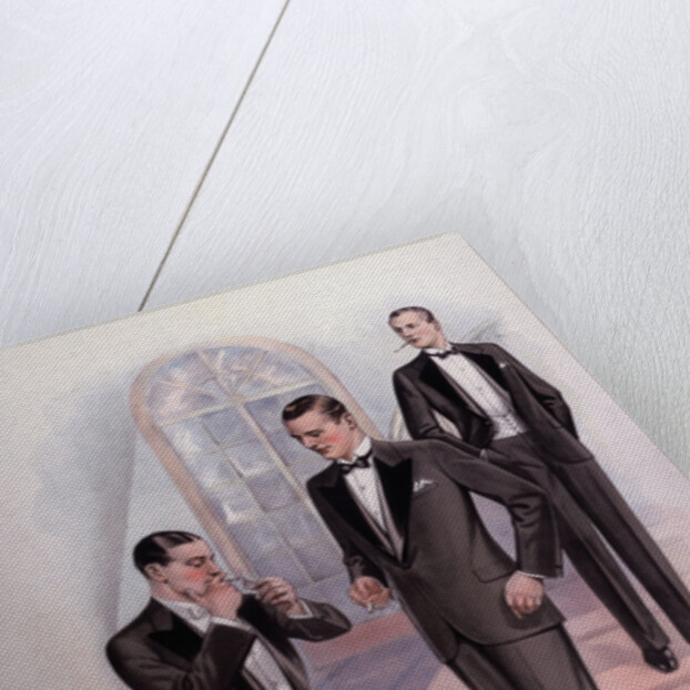 Men in Tuxedos and Tails by Anonymous