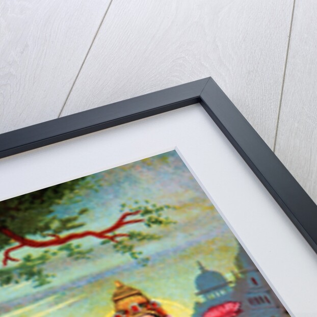 Hindu God Ganesha with Hindu Goddess Lakshmi by Anonymous