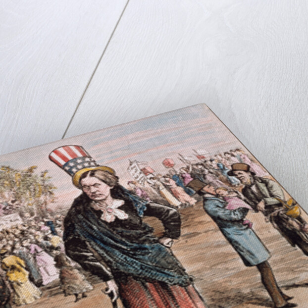 Susan B. Anthony Standing Stern by Anonymous