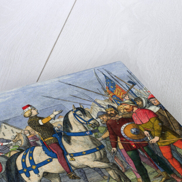 Richard II Taking Command of Rebels by Anonymous