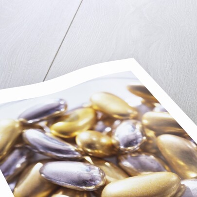 Gold and Silver Sugared Almonds by Anonymous