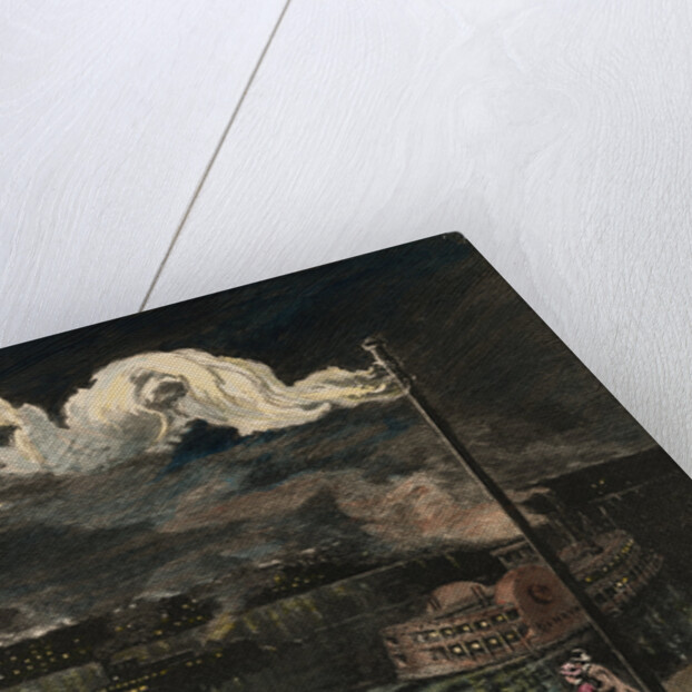 Citizens Gazing at Gas Exhaust from Well by Anonymous