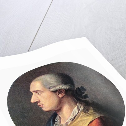 Profile of German Author Johann Wolfgang Von Goethe by Anonymous