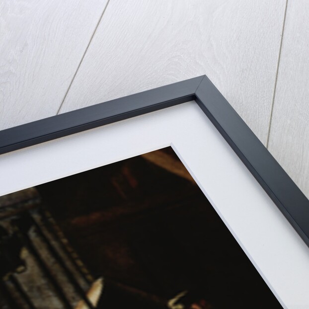 19th-Century Print of Men Casting Iron by Anonymous