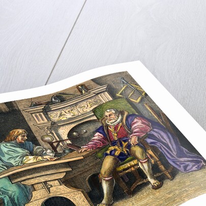 Johannes Kepler Talking with Rudolph II by Anonymous