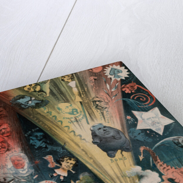 Cartoon Depicting Political Leaders as Fireworks by Anonymous