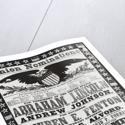 Early American Campaign Poster by Anonymous