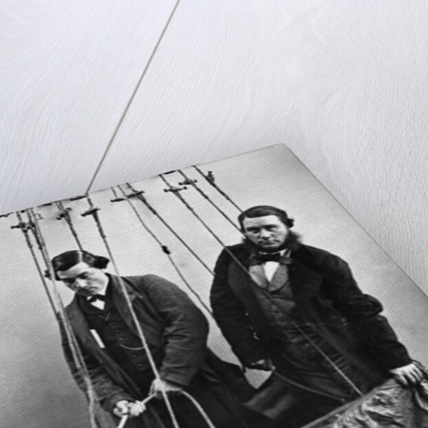 Men in Hot Air Balloon Basket by Anonymous