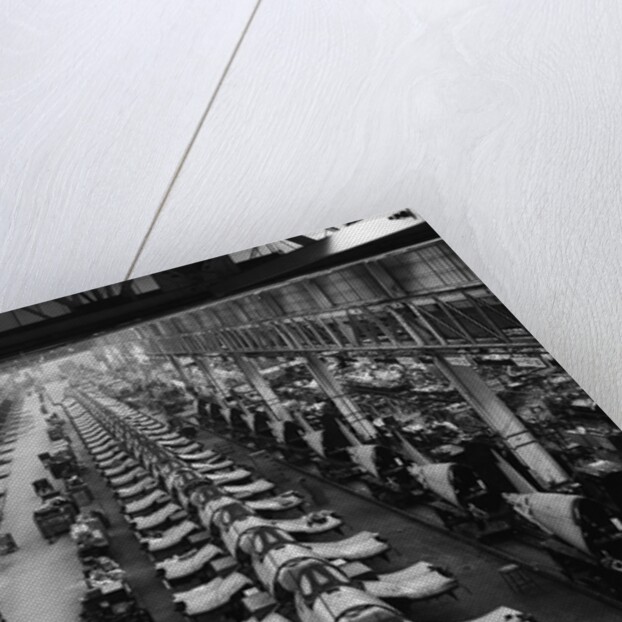 F4U Corsair Production Line by Anonymous