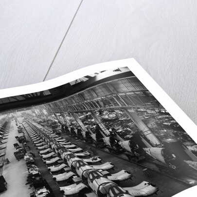 F4U Corsair Production Line by Anonymous