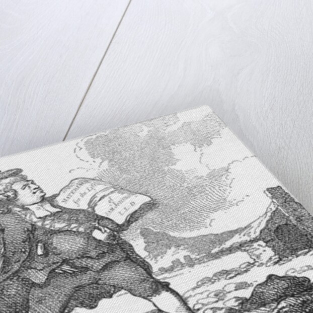 Caricature of James Boswell by Anonymous