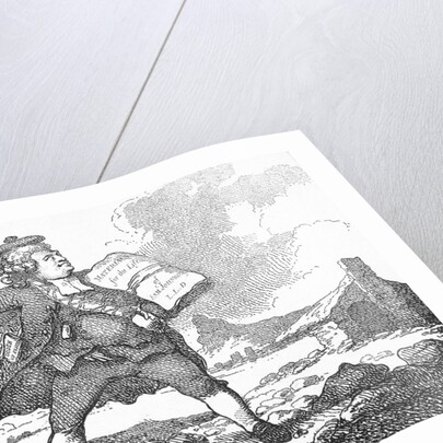 Caricature of James Boswell by Anonymous