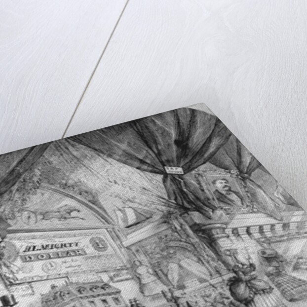 Thomas Nast Cartoon of People Worshipping the Dollar by Anonymous