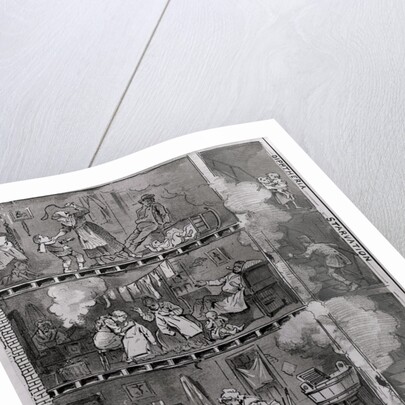 Illustration of Slums in Lower New York by Anonymous