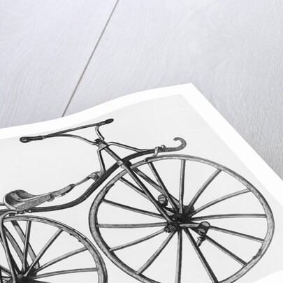 American Boneshaker Bicycle of the 19th Century by Anonymous