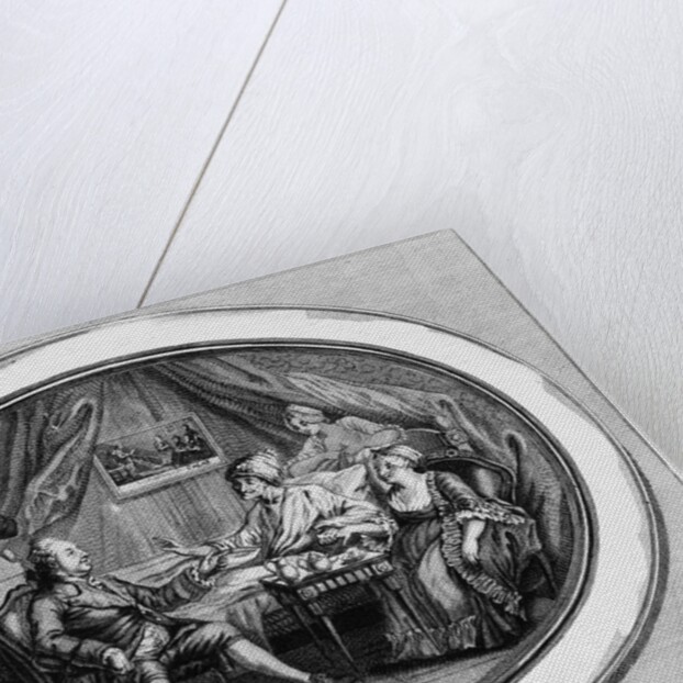Voltaire Eating Breakfast by Anonymous