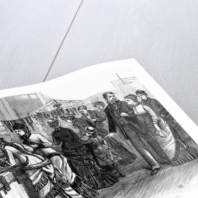 Woman Merchant Selling to Group of Women and Men by Anonymous