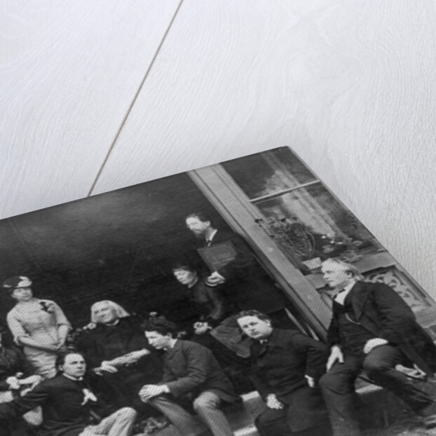 Pupils Surrounding Composer Franz Liszt by Corbis