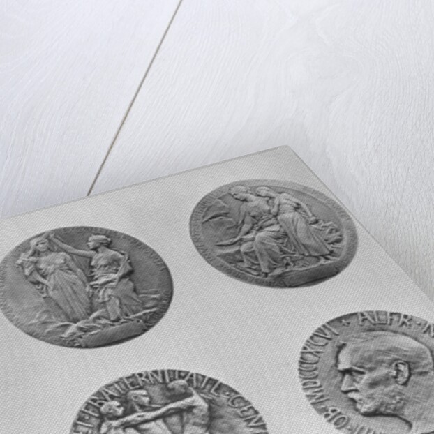 Six Views of Nobel Medals by Anonymous