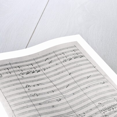 Musical Manuscript for Rigoletto by Anonymous