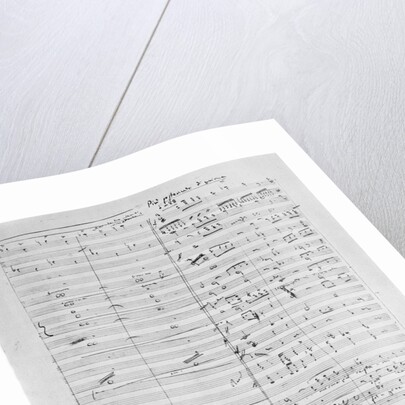 Musical Manuscript for Rigoletto by Anonymous