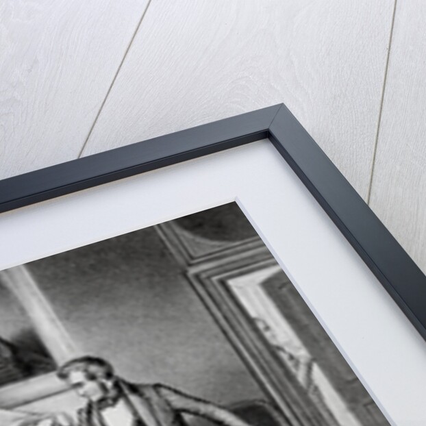 William H. Harrison on His Death Bed with Visitors by Anonymous