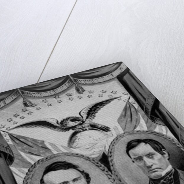 Franklin Pierce and William King on Election Poster by Anonymous