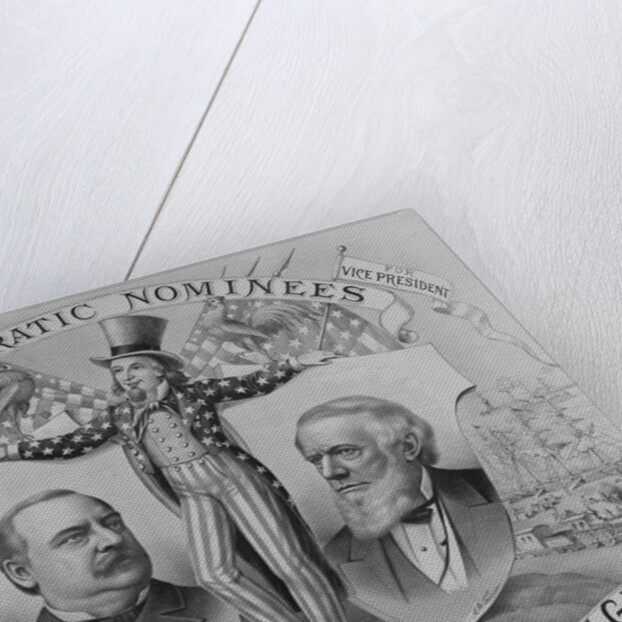 Grover Cleveland and A. G. Thurman on Election Poster by Anonymous