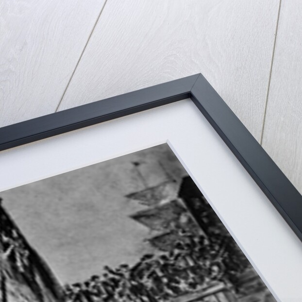 Drawing Depicting the Boston Tea Party by W.L. Greene