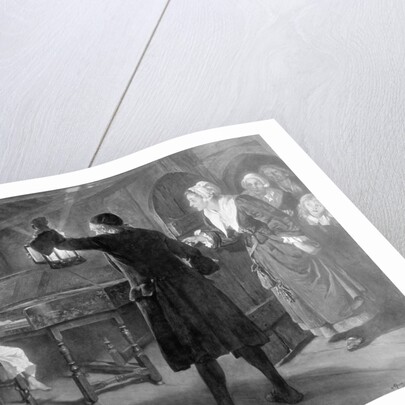 Young George Handel Playing the Cembalo by Anonymous
